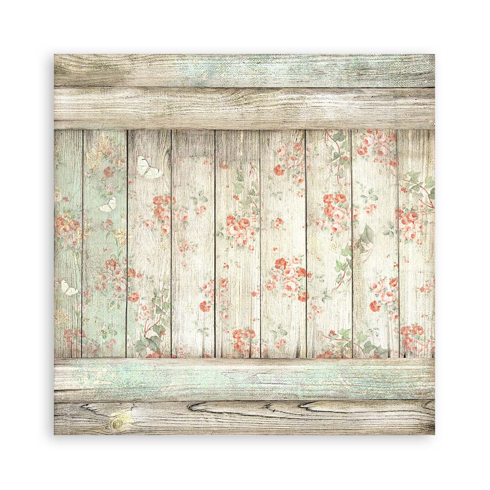 Stamperia House of Roses 12x12 Inch Paper Pack Maxi Backgrounds Selection (Single face) - Image 9