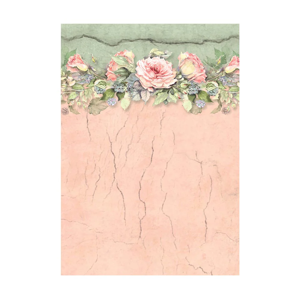 Stamperia House of Roses A6 Rice Paper Backgrounds (8pcs) - Image 10