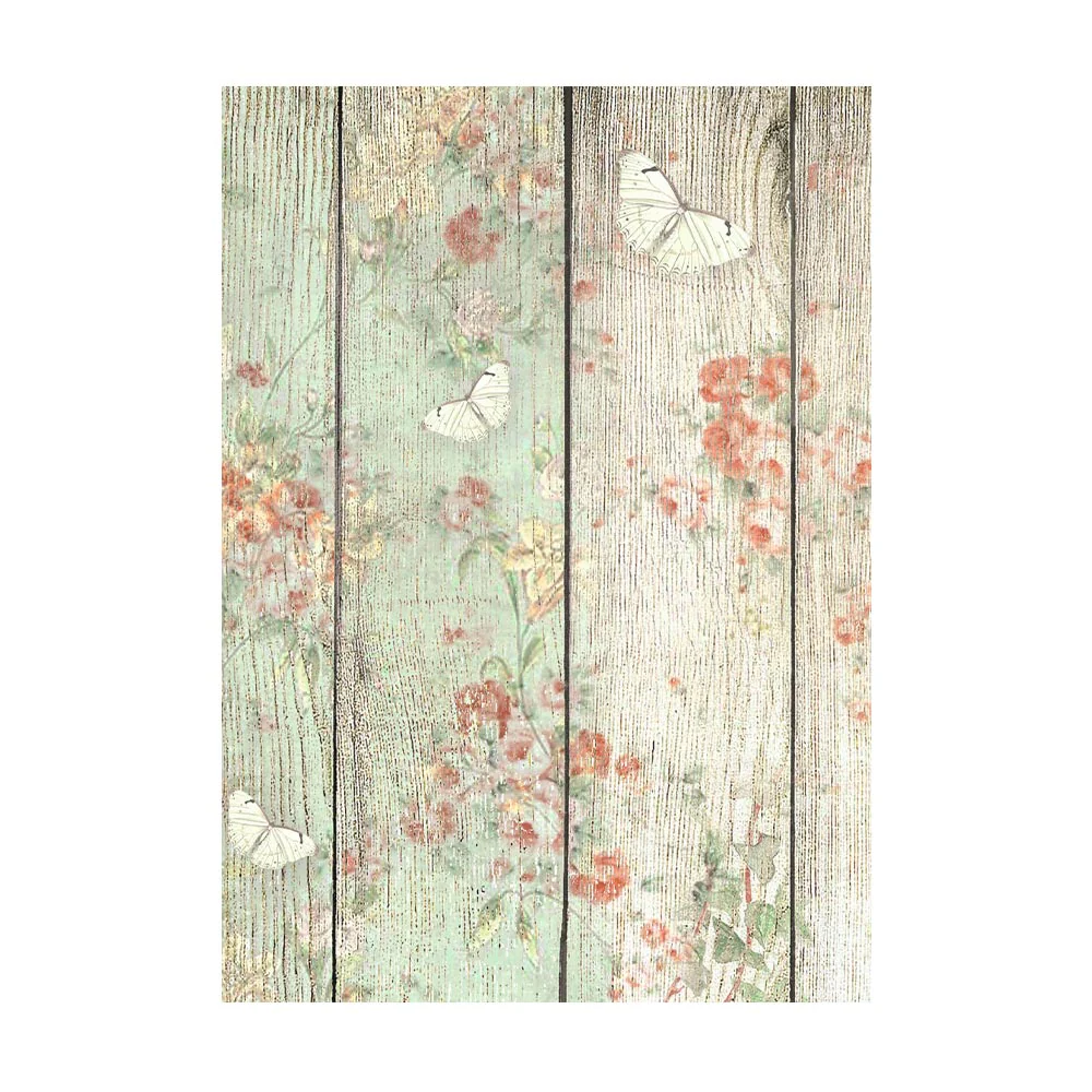 Stamperia House of Roses A6 Rice Paper Backgrounds (8pcs) - Image 3