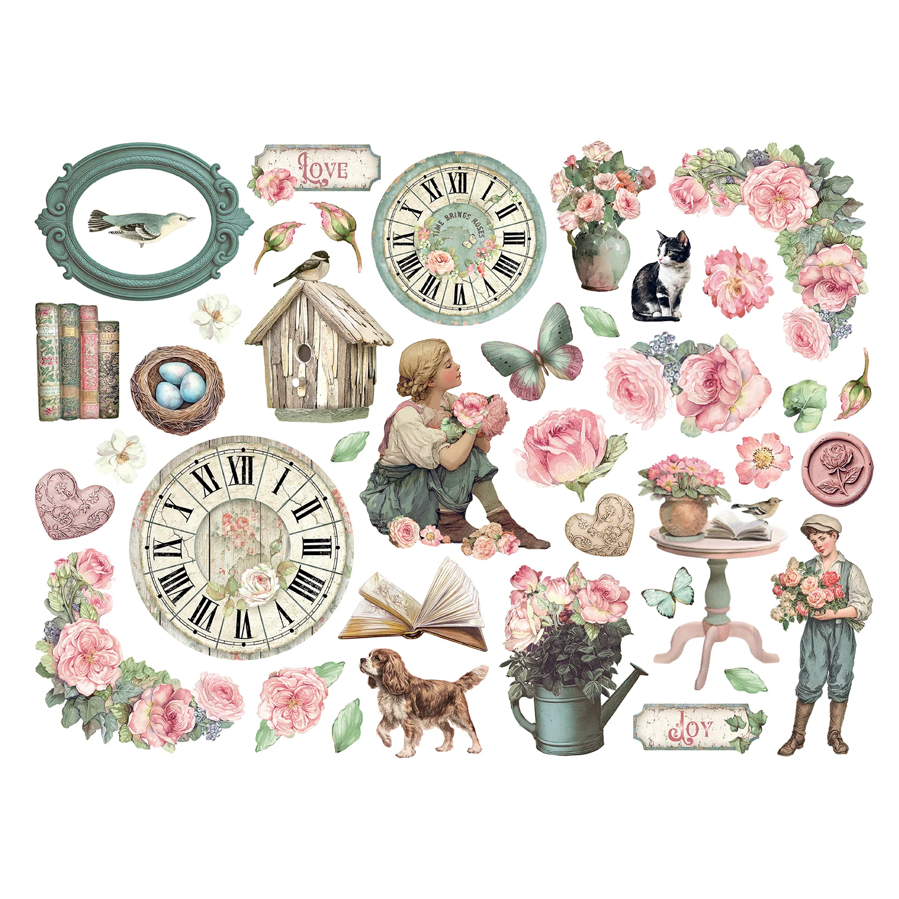 Stamperia House of Roses Die Cuts Assorted (39pcs) (DFLDC132) - Image 2