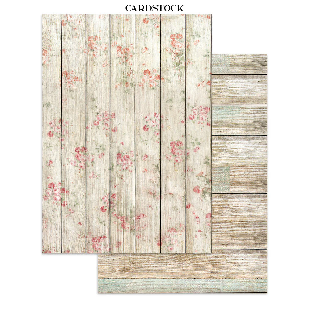 Stamperia House of Roses Junk Journal Stickers, Backgrounds, Cut-Outs (SBJK19) - Image 6