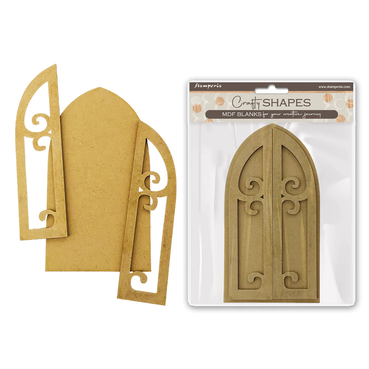 Stamperia MDF Crafty Shapes Blanks Stamperia Master of Magic Window