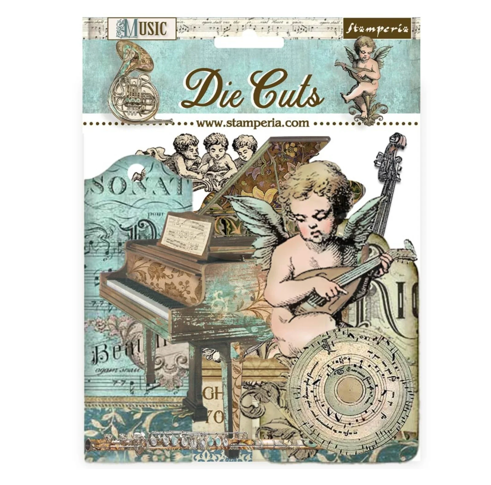 Stamperia Music Die Cuts (46pcs)