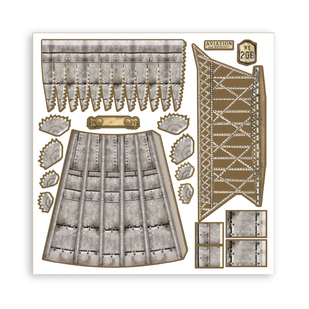 Stamperia Pop Up Kit Sir Vagabond Aviator - Image 5