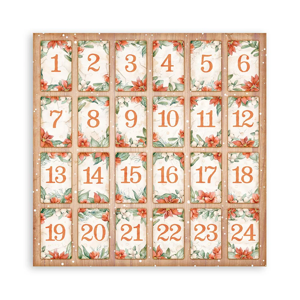 Stamperia Scrapbooking Pad 10 sheets 30.5 x 30.5 (12x12) All Around Christmas - Image 10
