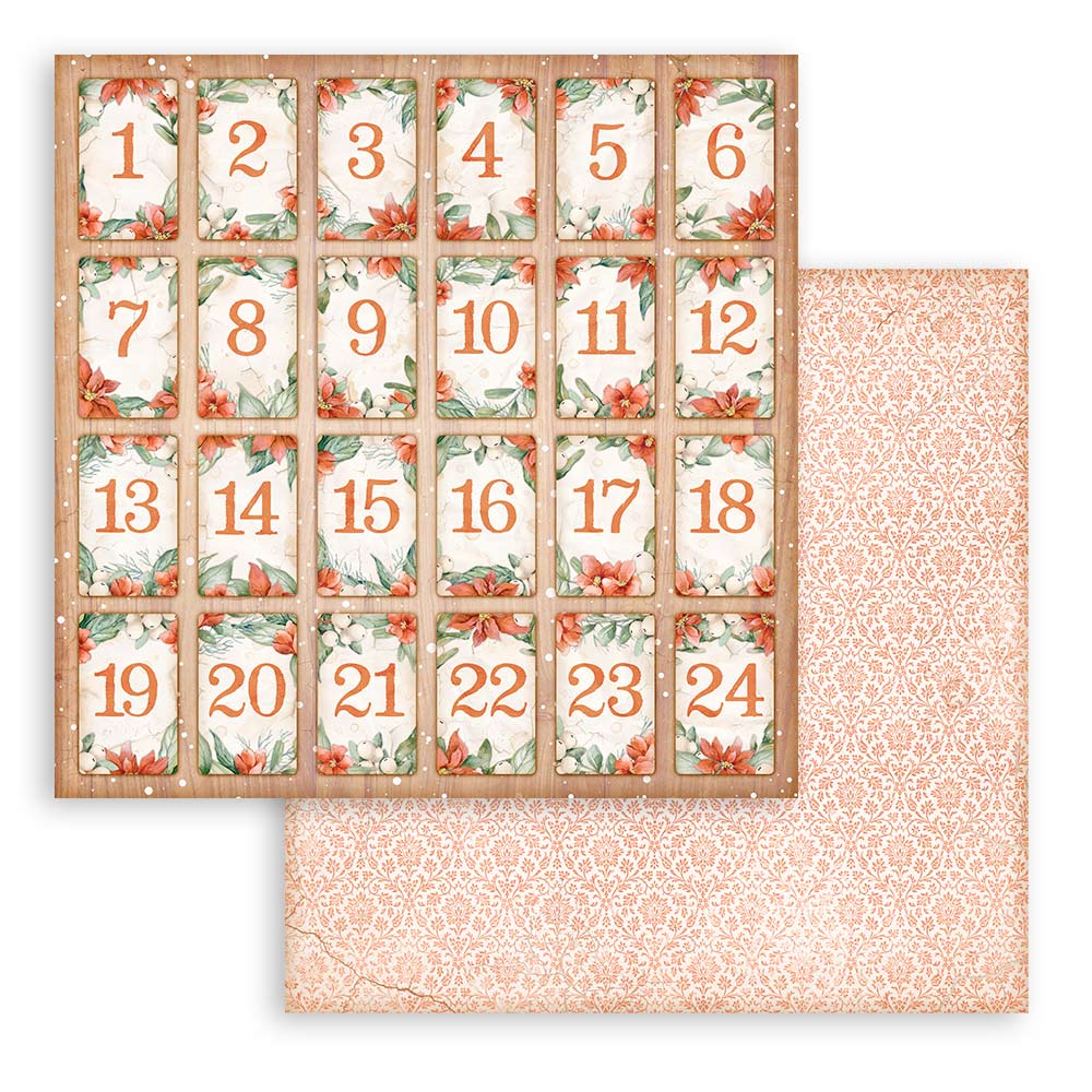 Stamperia Scrapbooking Pad 10 sheets 30.5 x 30.5 (12x12) All Around Christmas - Image 11