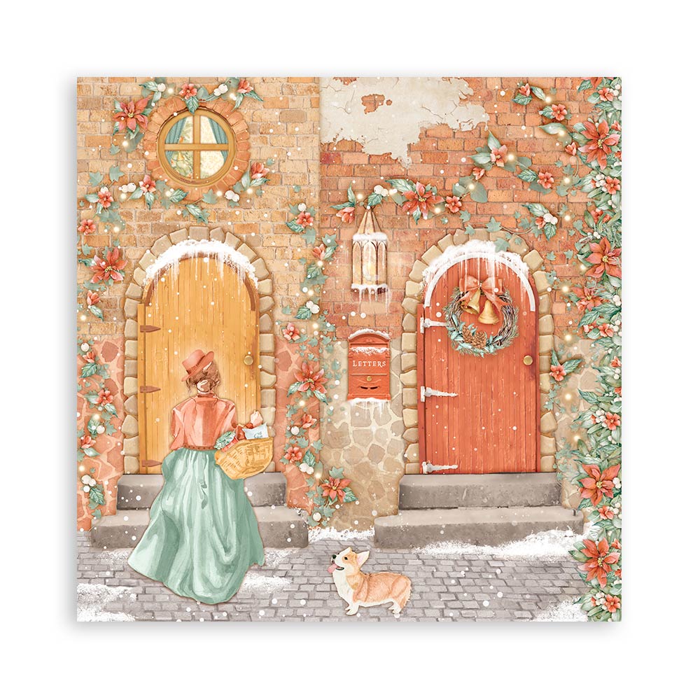 Stamperia Scrapbooking Pad 10 sheets 30.5 x 30.5 (12x12) All Around Christmas - Image 22