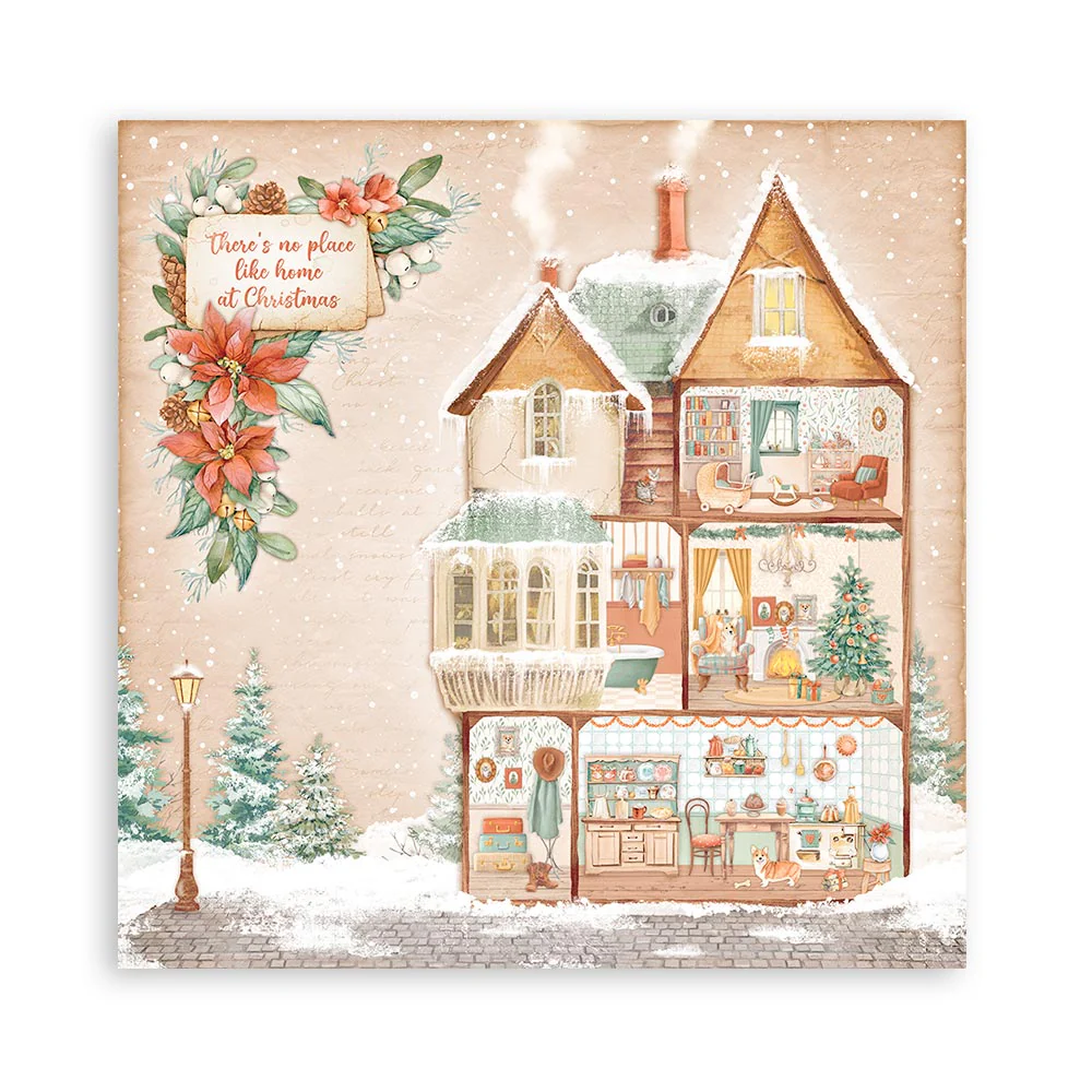Stamperia Scrapbooking Pad 10 sheets 30.5 x 30.5 (12x12) All Around Christmas - Image 31