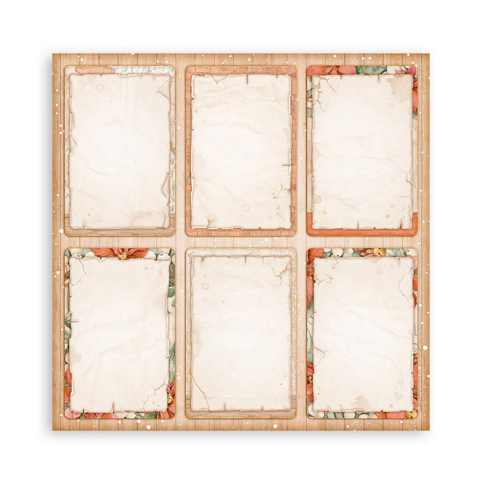 Stamperia Scrapbooking Pad 10 sheets 30.5 x 30.5 (12x12) All Around Christmas - Image 6
