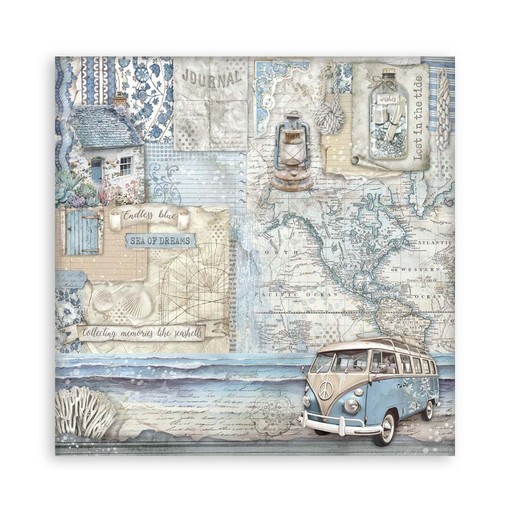 Stamperia Silent Sea 8x8 Inch Paper Pack - Image 15