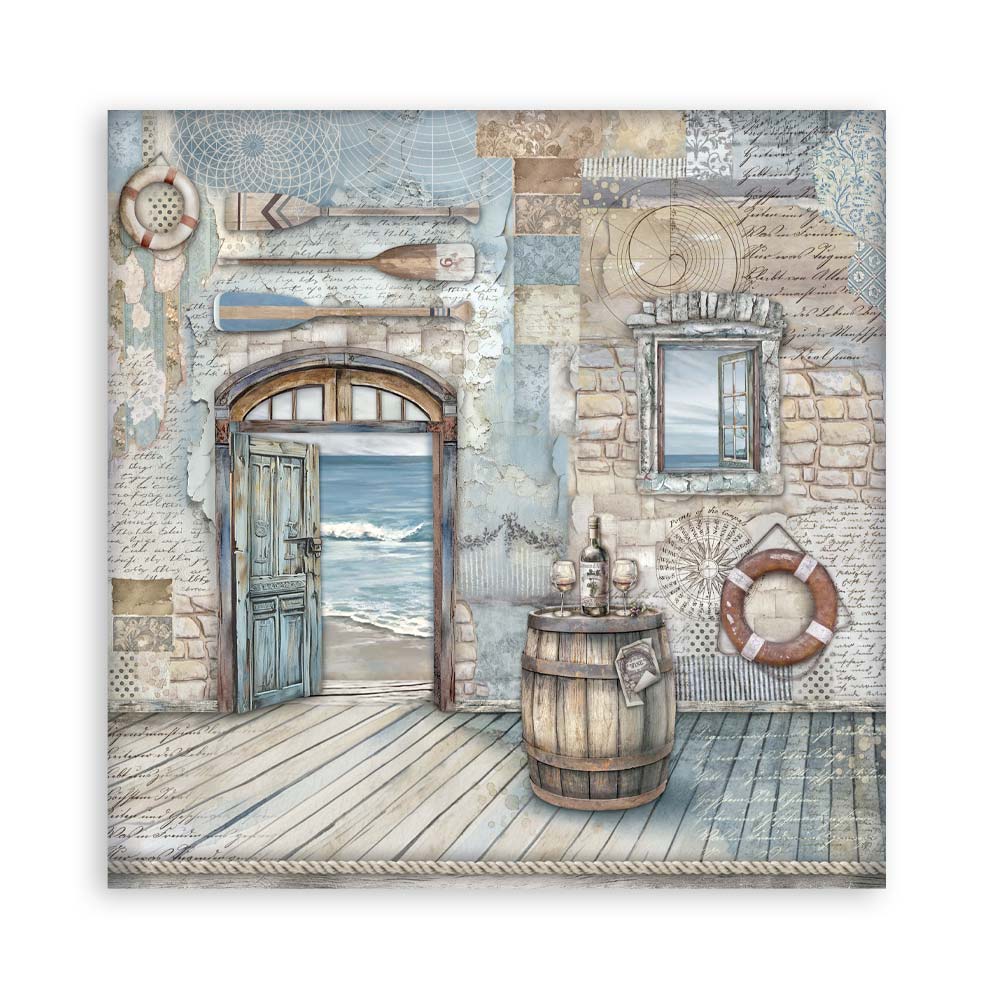 Stamperia Silent Sea 8x8 Inch Paper Pack - Image 6