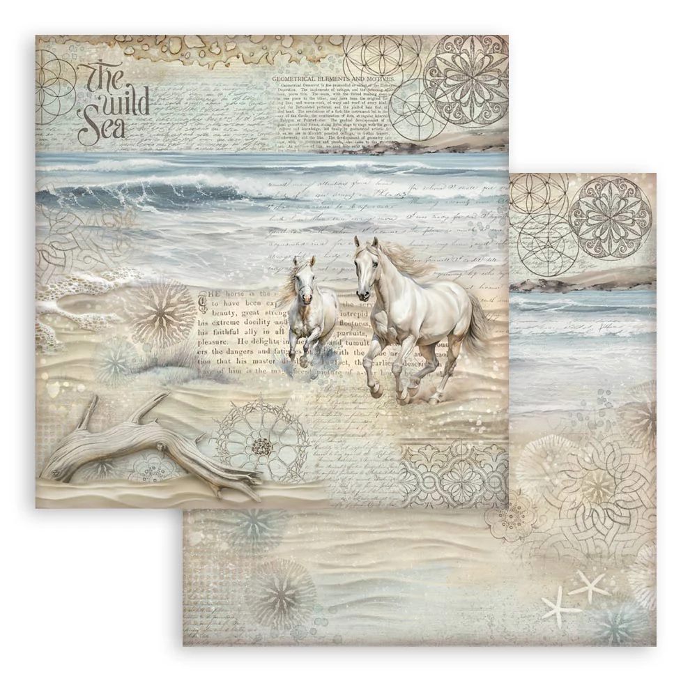 Stamperia Silent Sea 8x8 Inch Paper Pack - Image 8