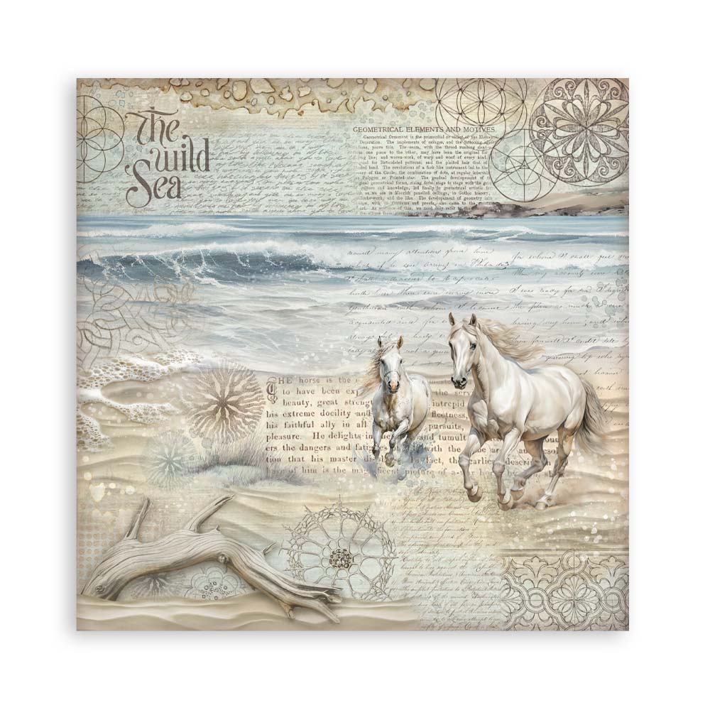 Stamperia Silent Sea 8x8 Inch Paper Pack - Image 9