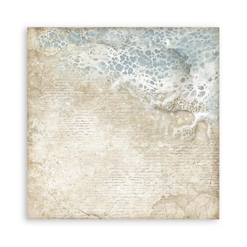 Stamperia Silent Sea 8x8 Inch Paper Pack Backgrounds Selection - Image 11