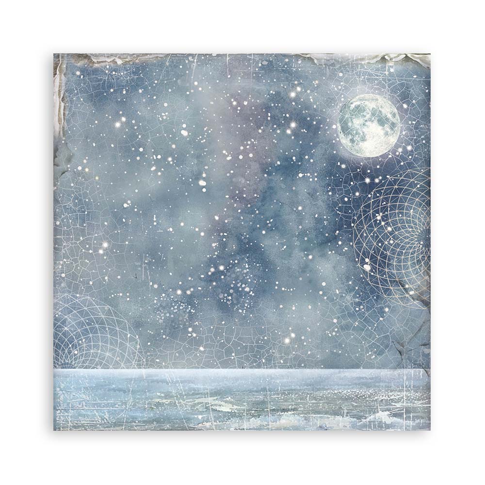 Stamperia Silent Sea Maxi Background Selection 12x12 Inch Paper Pack - Image 8