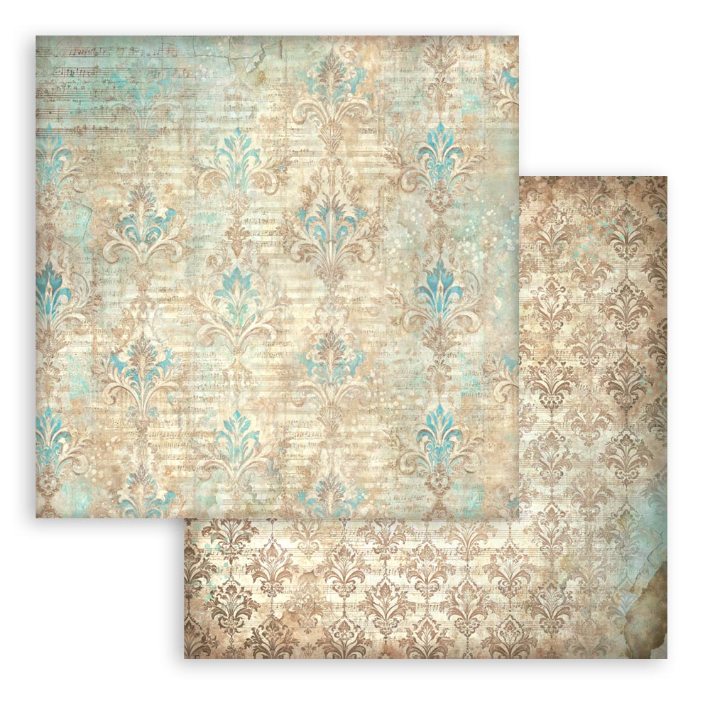 Stamperia Symphony 12x12 Inch Paper Pack Maxi Background Selection by Sara Alcobendas - Image 15