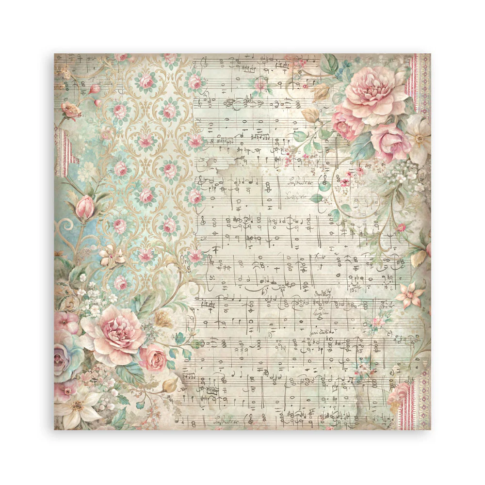 Stamperia Symphony 12x12 Inch Paper Pack Maxi Background Selection by Sara Alcobendas - Image 20