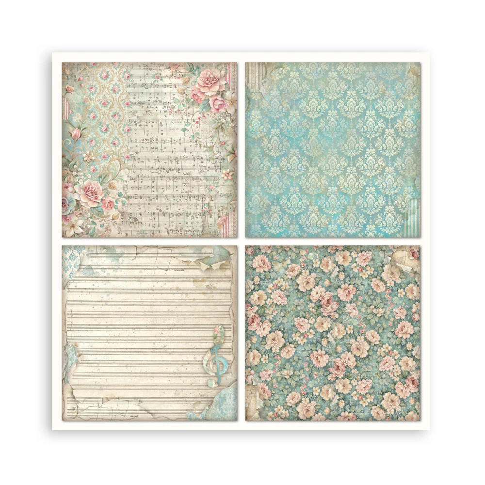 Stamperia Symphony 12x12 Inch Paper Pack (Single Face) by Sara Alcobendas - Image 23