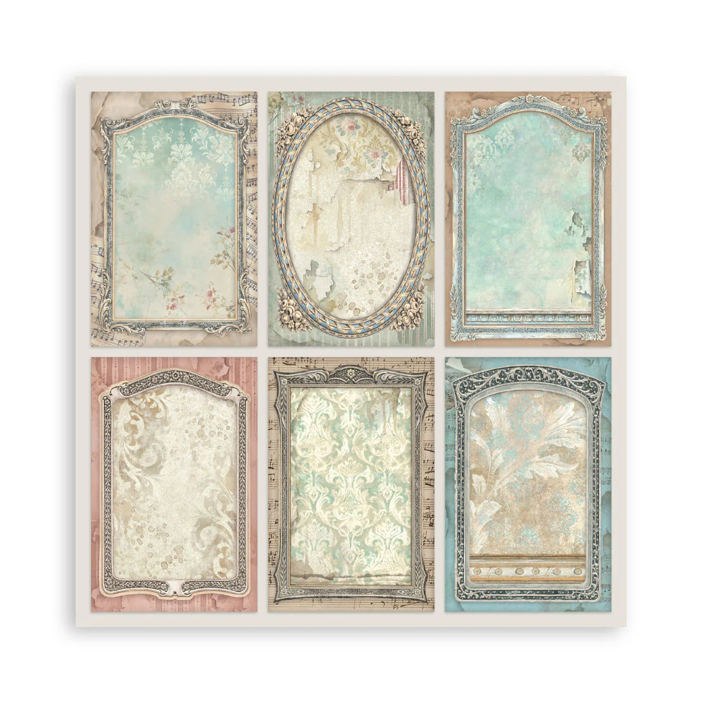 Stamperia Symphony 8x8 Inch Paper Pack by Sara Alcobendas - Image 30