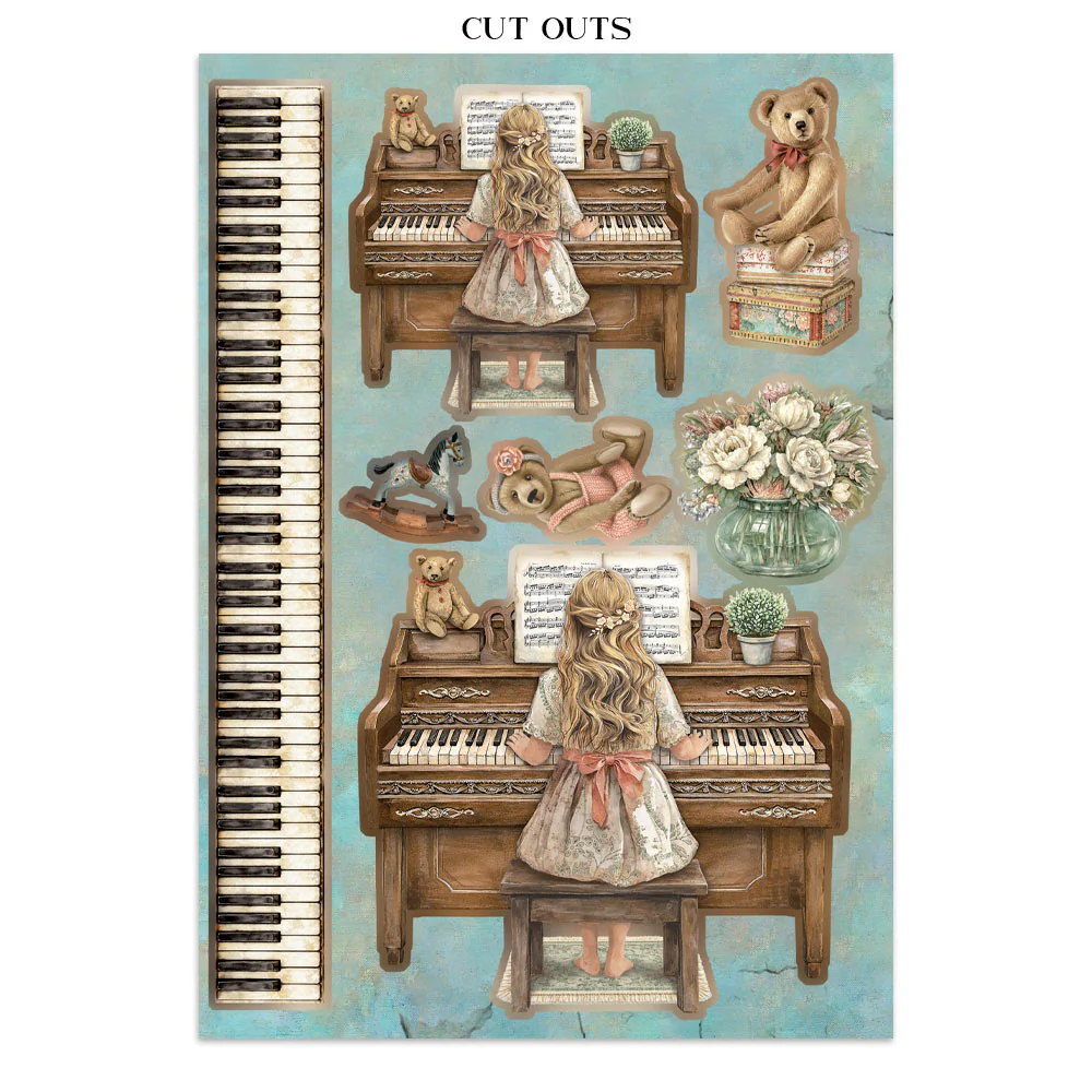 Stamperia Symphony Junk Journal A5 Focus Points by Sara Alcobendas - Image 35