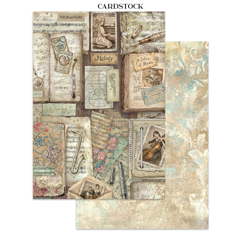 Stamperia Symphony Junk Journal A5 Focus Points by Sara Alcobendas - Image 4