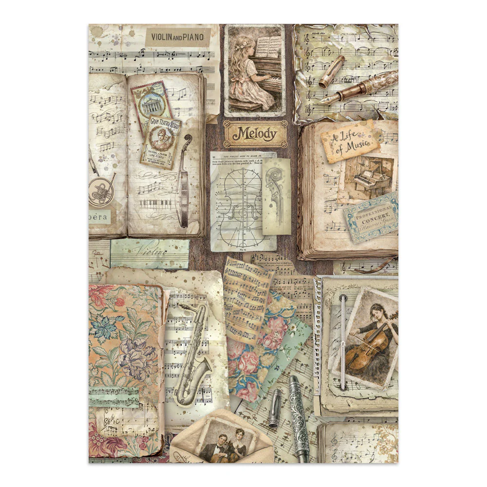Stamperia Symphony Junk Journal A5 Focus Points by Sara Alcobendas - Image 5