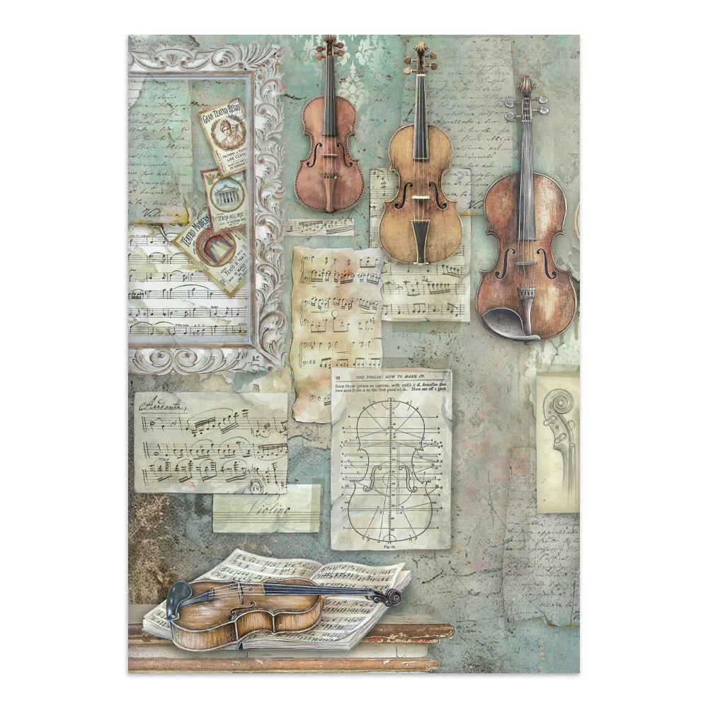Stamperia Symphony Junk Journal Stickers, Backgrounds, Cut-Outs by Sara Alcobendas - Image 5