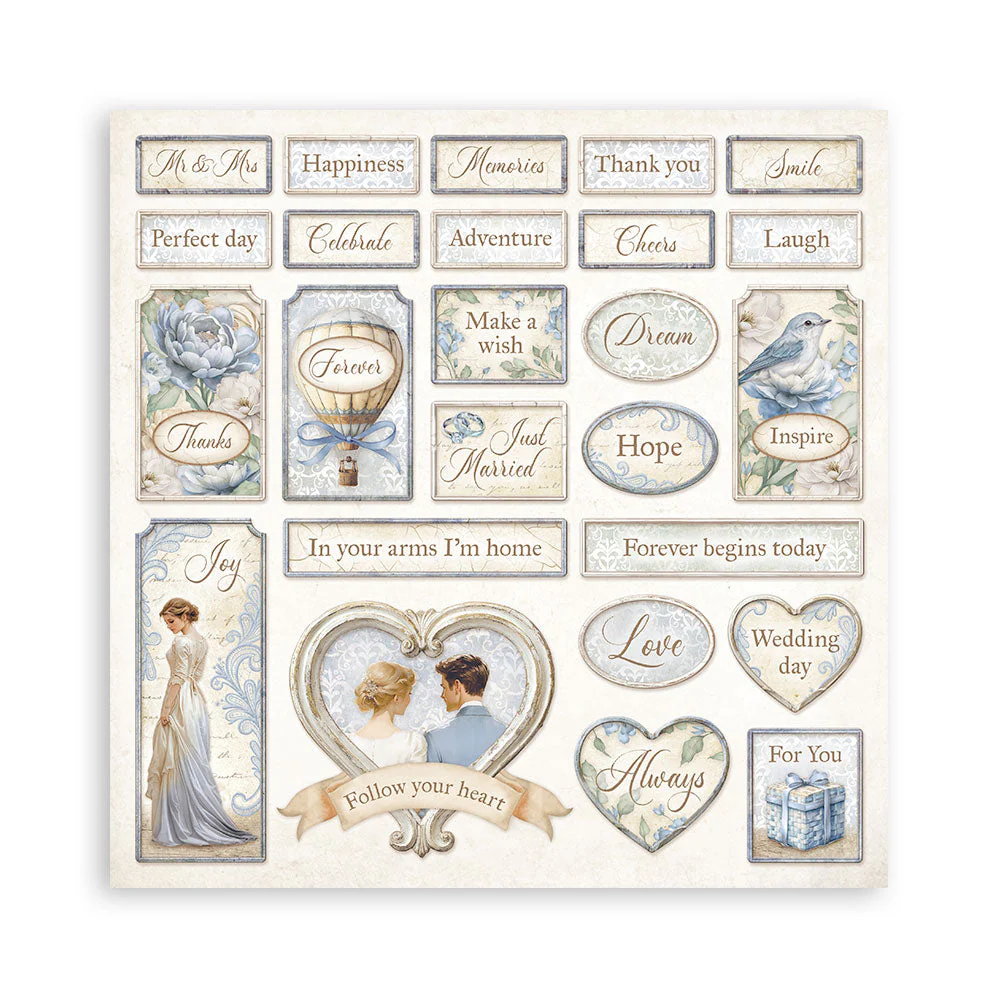 Stamperia Timeless 8x8 Inch Paper Pack Maxi (Single Face) - Image 7