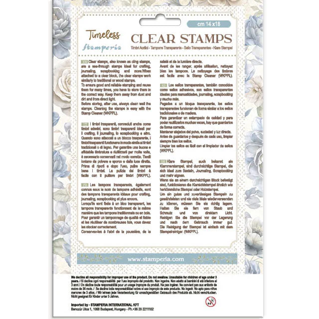 Stamperia Timeless Clear Stamps Backgrounds - Image 2
