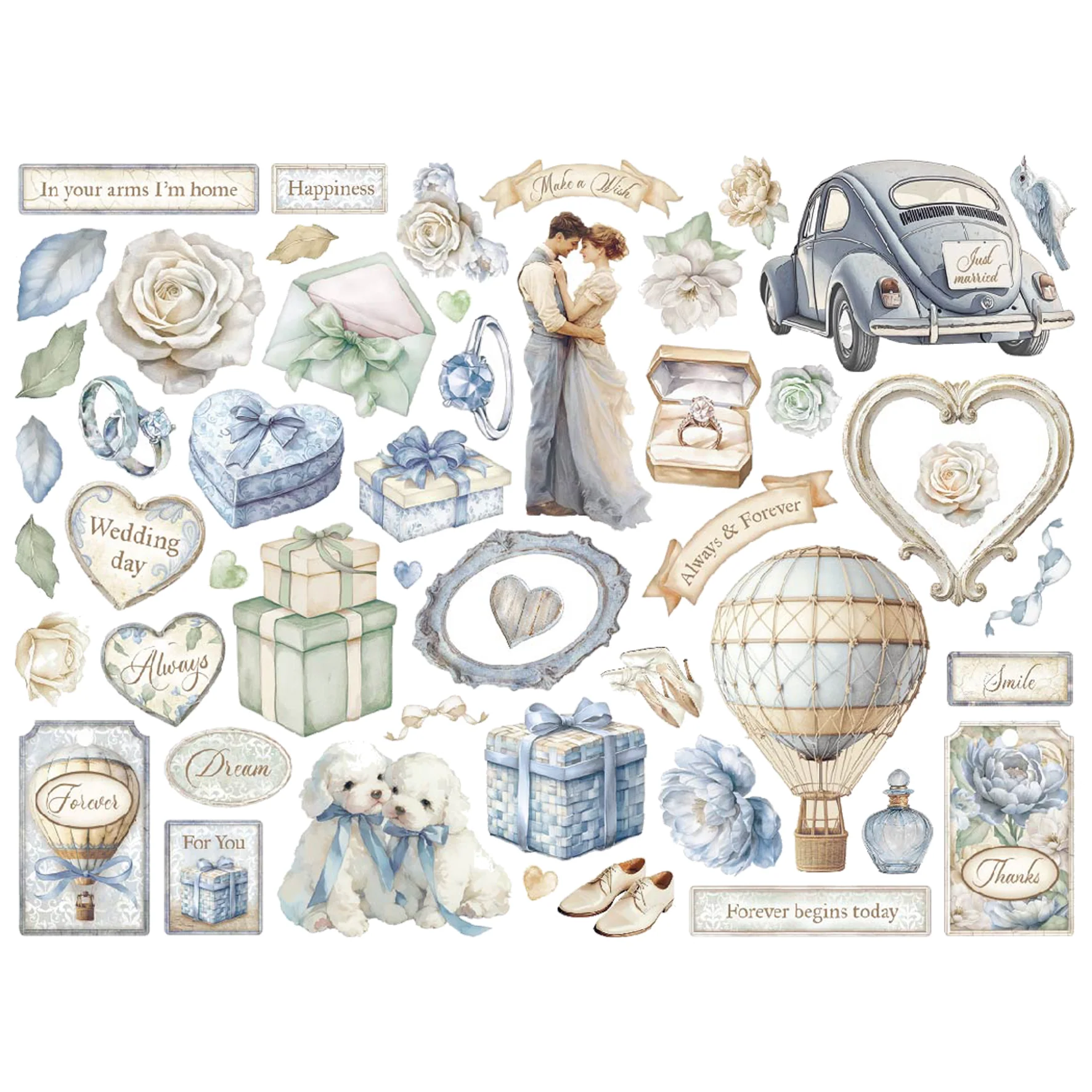 Stamperia Timeless Die Cuts (50pcs) - Image 2