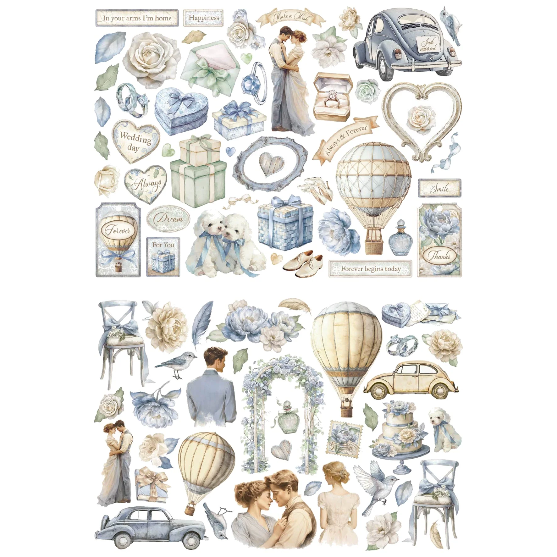 Stamperia Timeless Ephemera & Die Cuts Bundle - Image 2