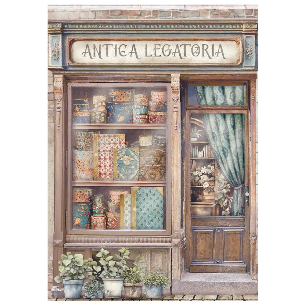 Stamperia Venice City of Art A6 Rice Paper Backgrounds (8pcs) - Image 4