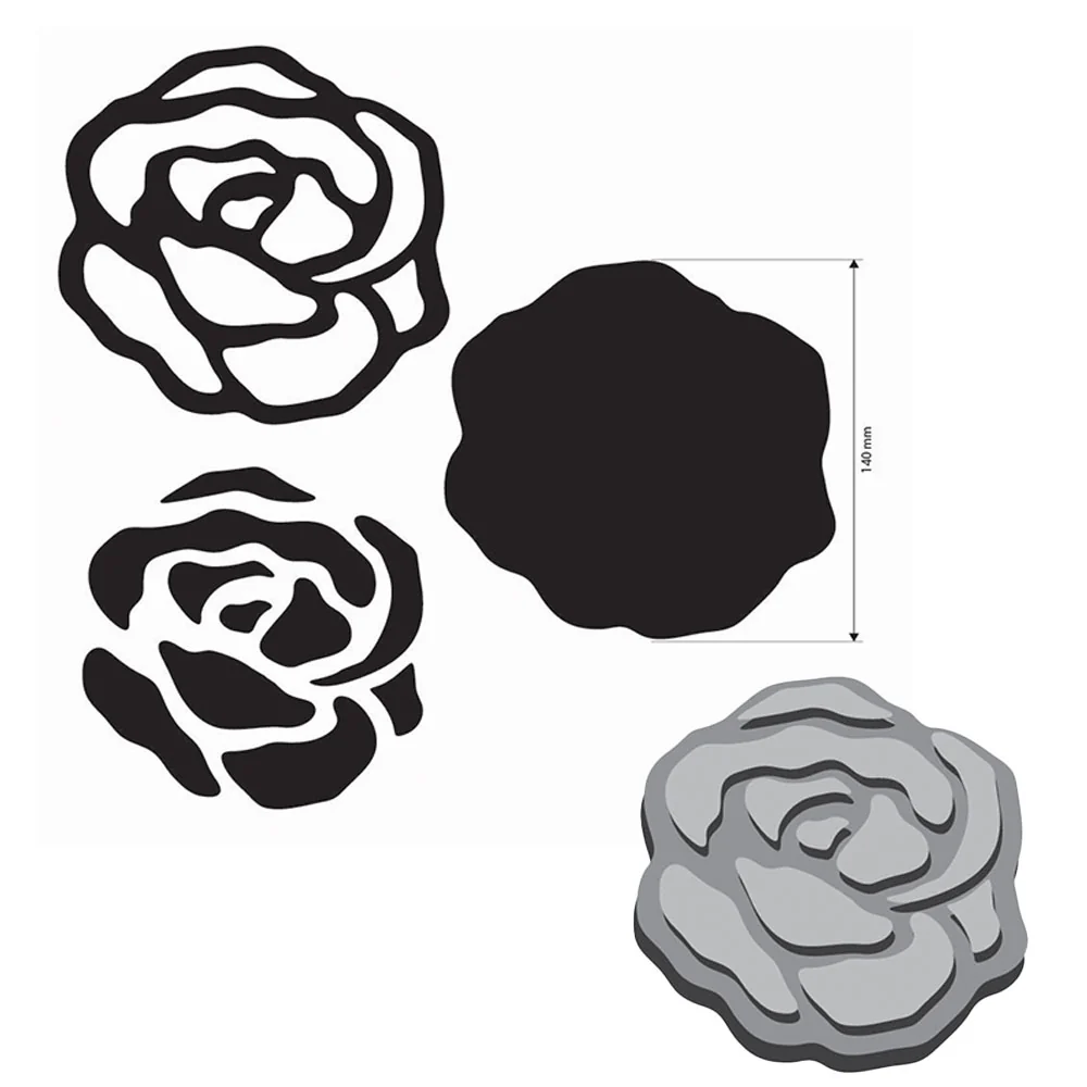 Stamperia Venice City of Art MDF Crafty Shapes Blanks Roses - Image 2