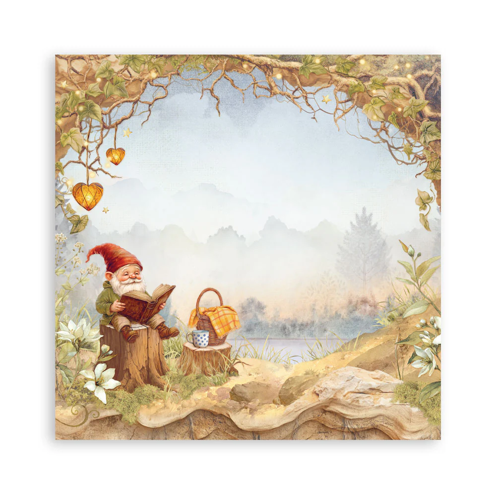 Stamperia Whispering Woods 12x12 Inch Paper Pack - Image 17