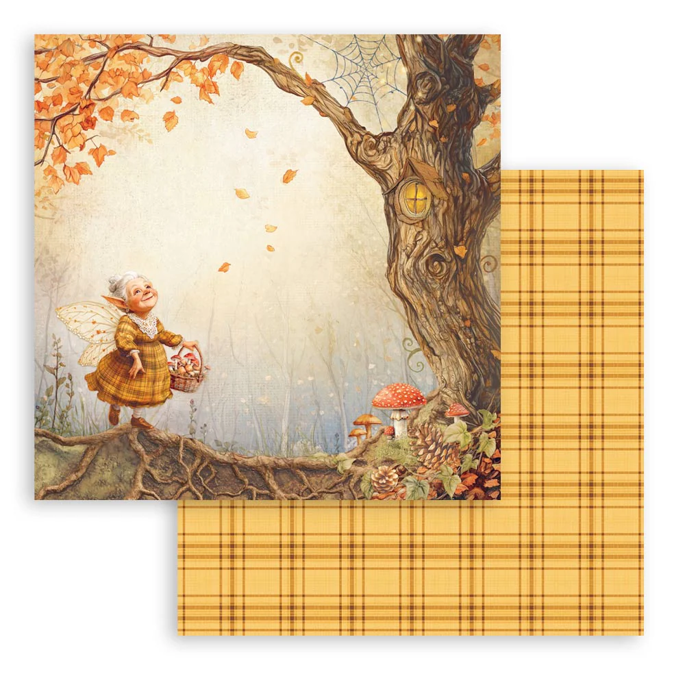Stamperia Whispering Woods 12x12 Inch Paper Pack - Image 33