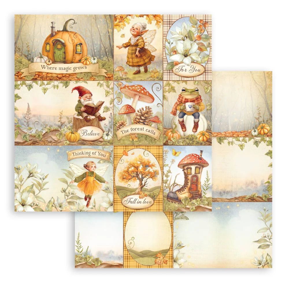 Stamperia Whispering Woods 12x12 Inch Paper Pack - Image 6