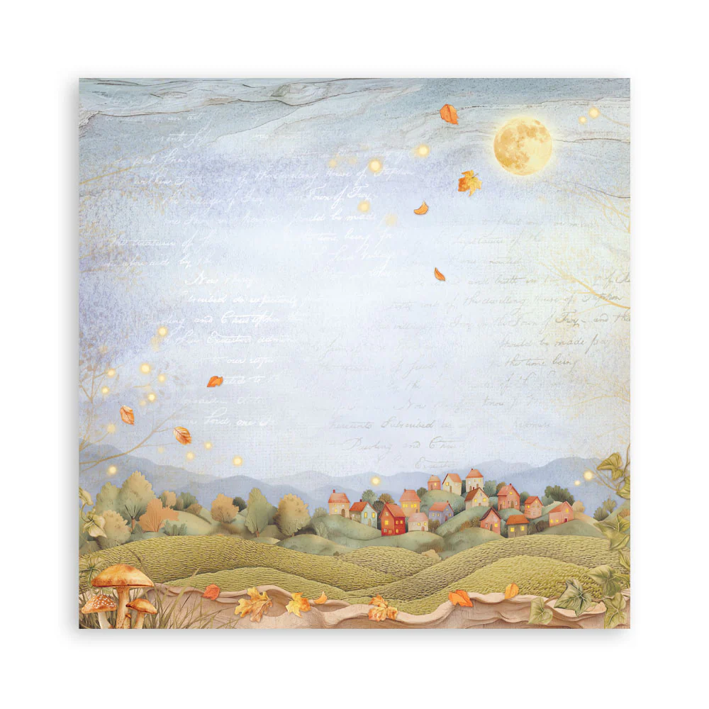 Stamperia Whispering Woods 8x8 Inch Paper Pack - Image 30