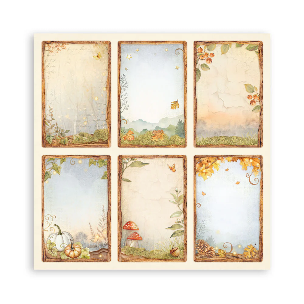 Stamperia Whispering Woods 8x8 Inch Paper Pack - Image 7