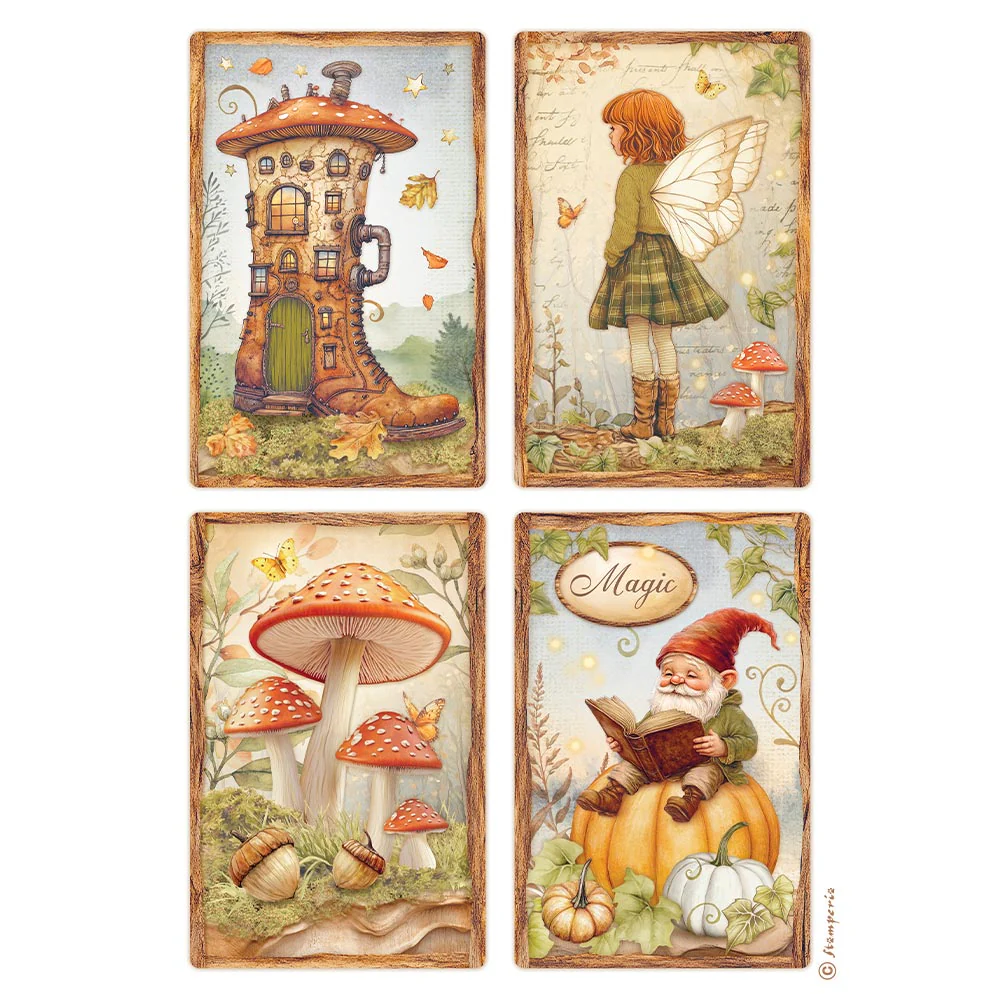 Stamperia Whispering Woods A4 Rice Paper Selection (6pcs) - Image 7