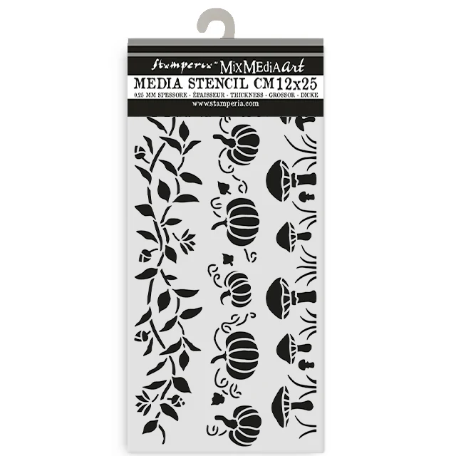 Stamperia Whispering Woods Thick Stencil 12x25cm 3 Stripes