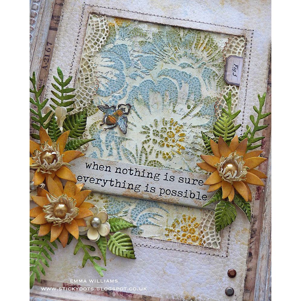 Stampers Anonymous Bouquet Tim Holtz Layering Stencil - Image 2