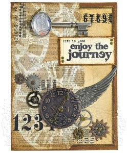 Stampers Anonymous Clockwork Tim Holtz Layering Stencil - Image 2