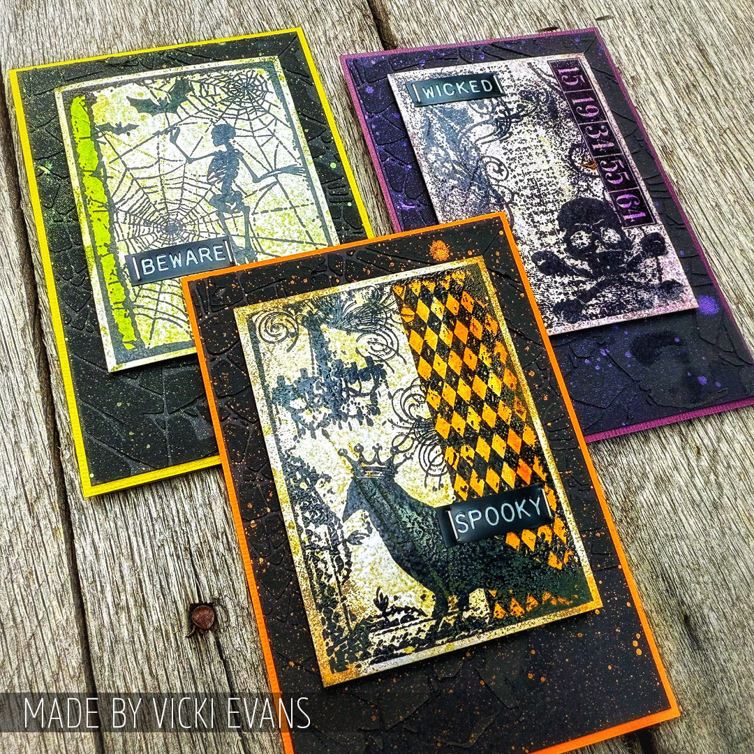 Stampers Anonymous Tim Holtz Cling Stamp - Skull - Image 2