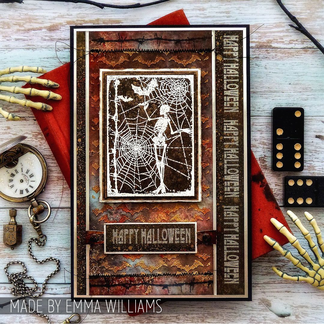 Stampers Anonymous Tim Holtz Cling Stamp - X-Ray - Image 2