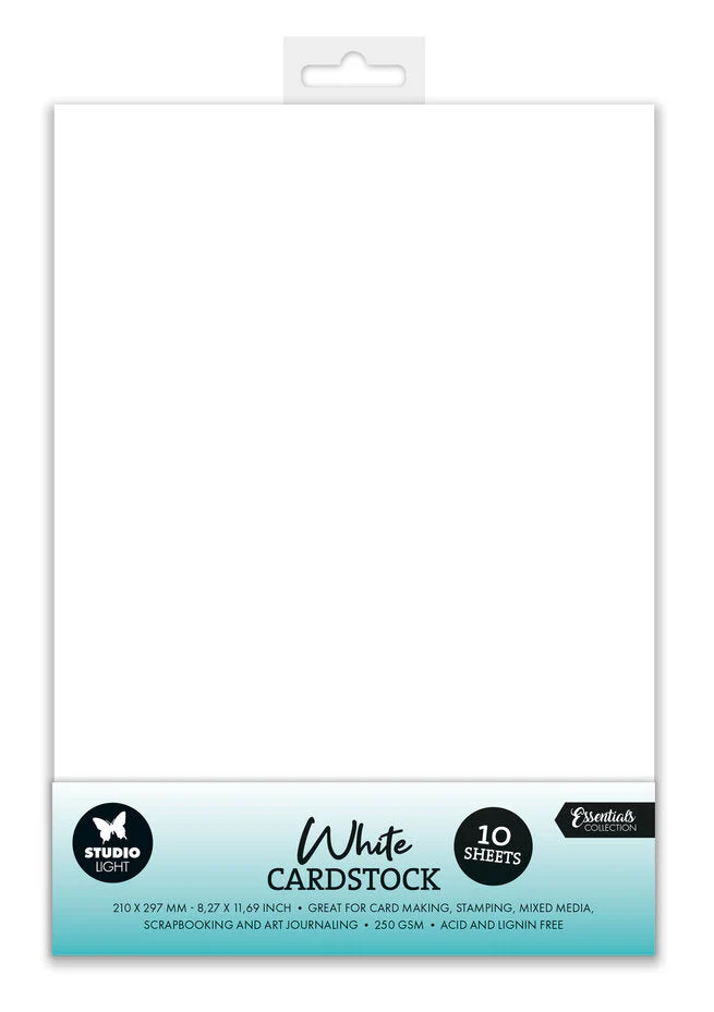 Studio Light Cardstock A4 250 GSM White (10pcs)