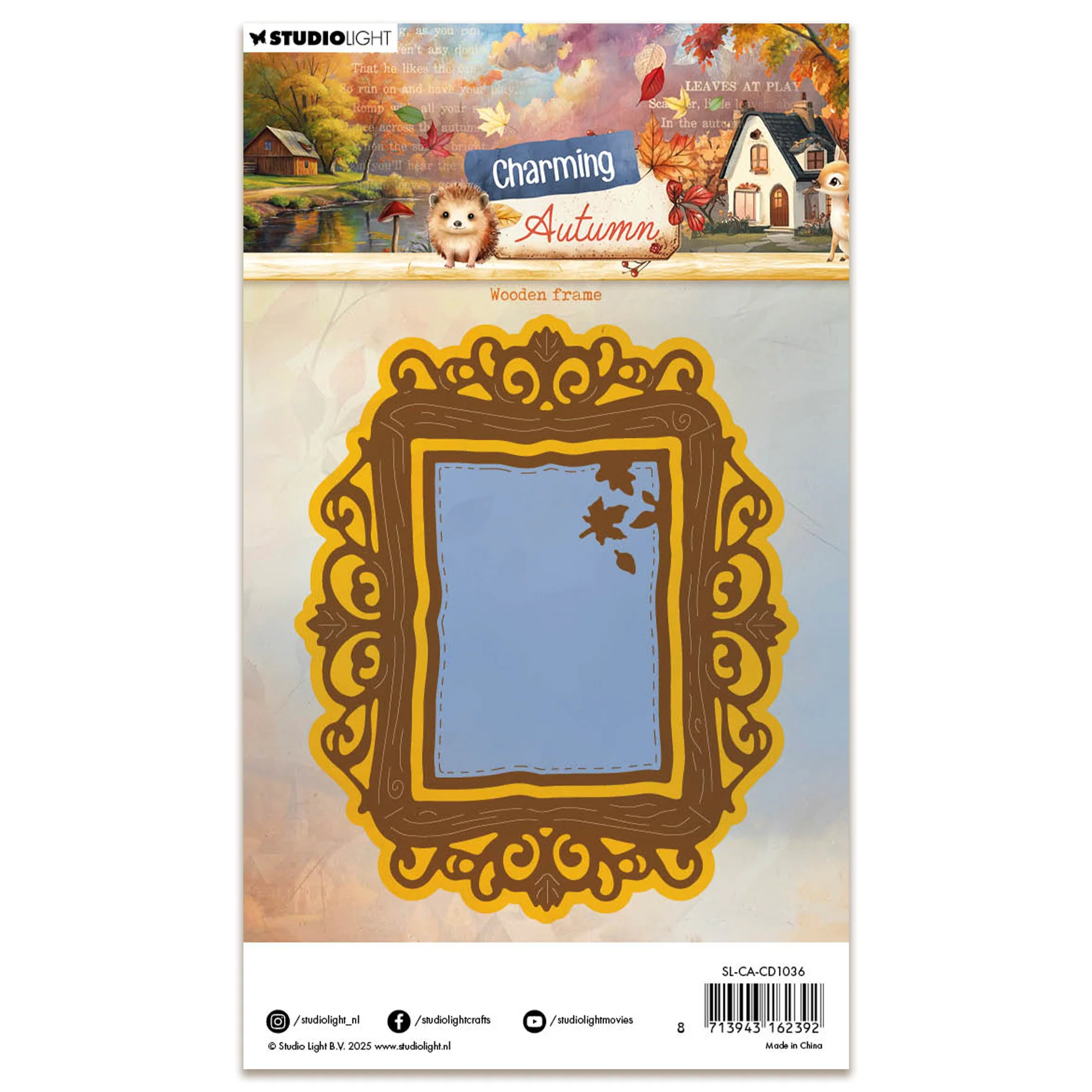Studio Light Charming Autumn - Cutting Die Wooden Frame - Image 6