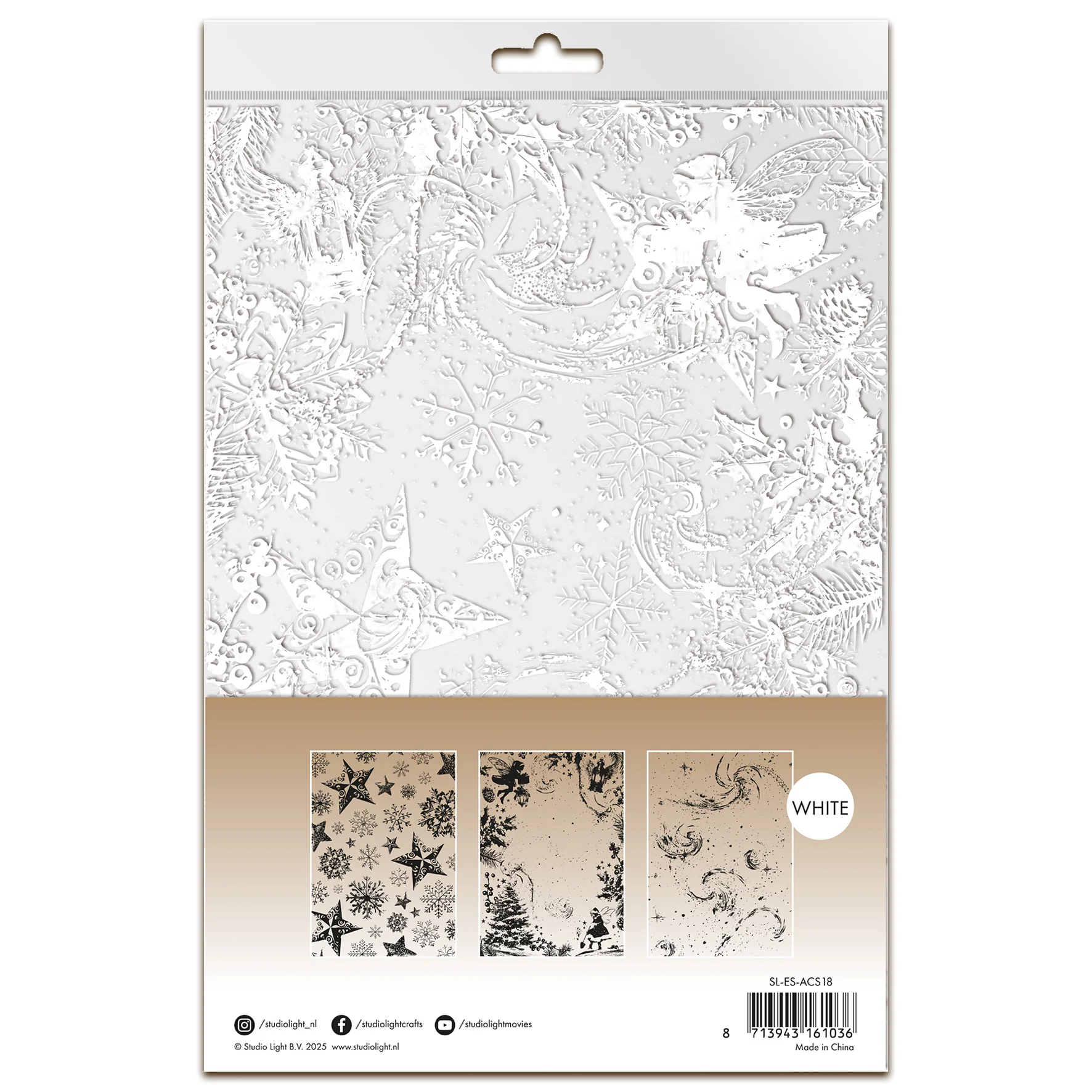 Studio Light Essentials Acetate Sheets Snow, Fairies & Stars - Image 2