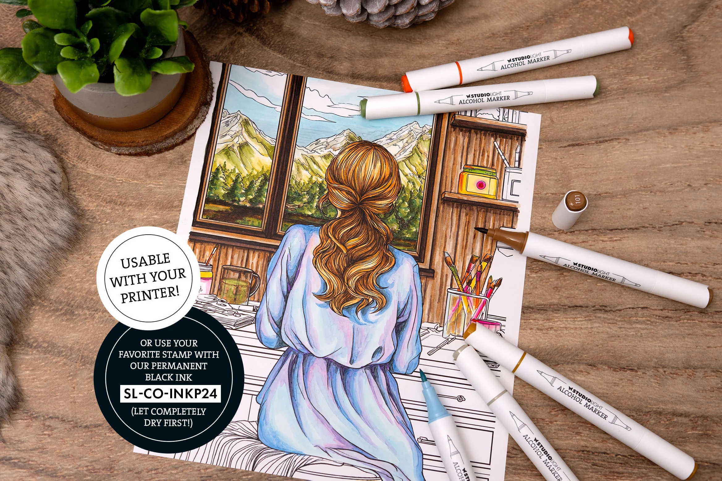 Studio Light Essentials Alcohol Markers Dahlia - Image 4