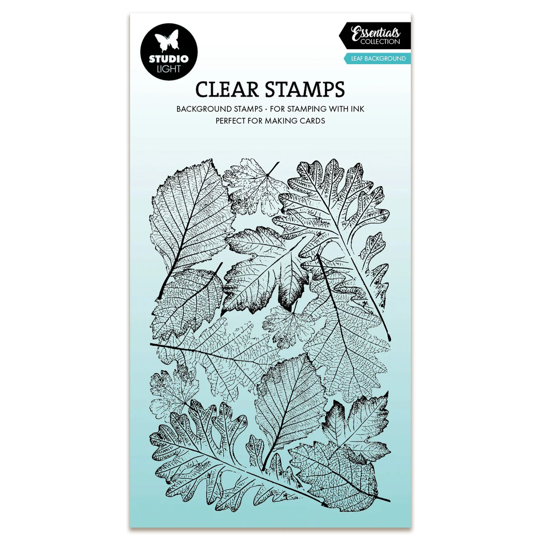 Studio Light Essentials Clear Stamp Leaf Background