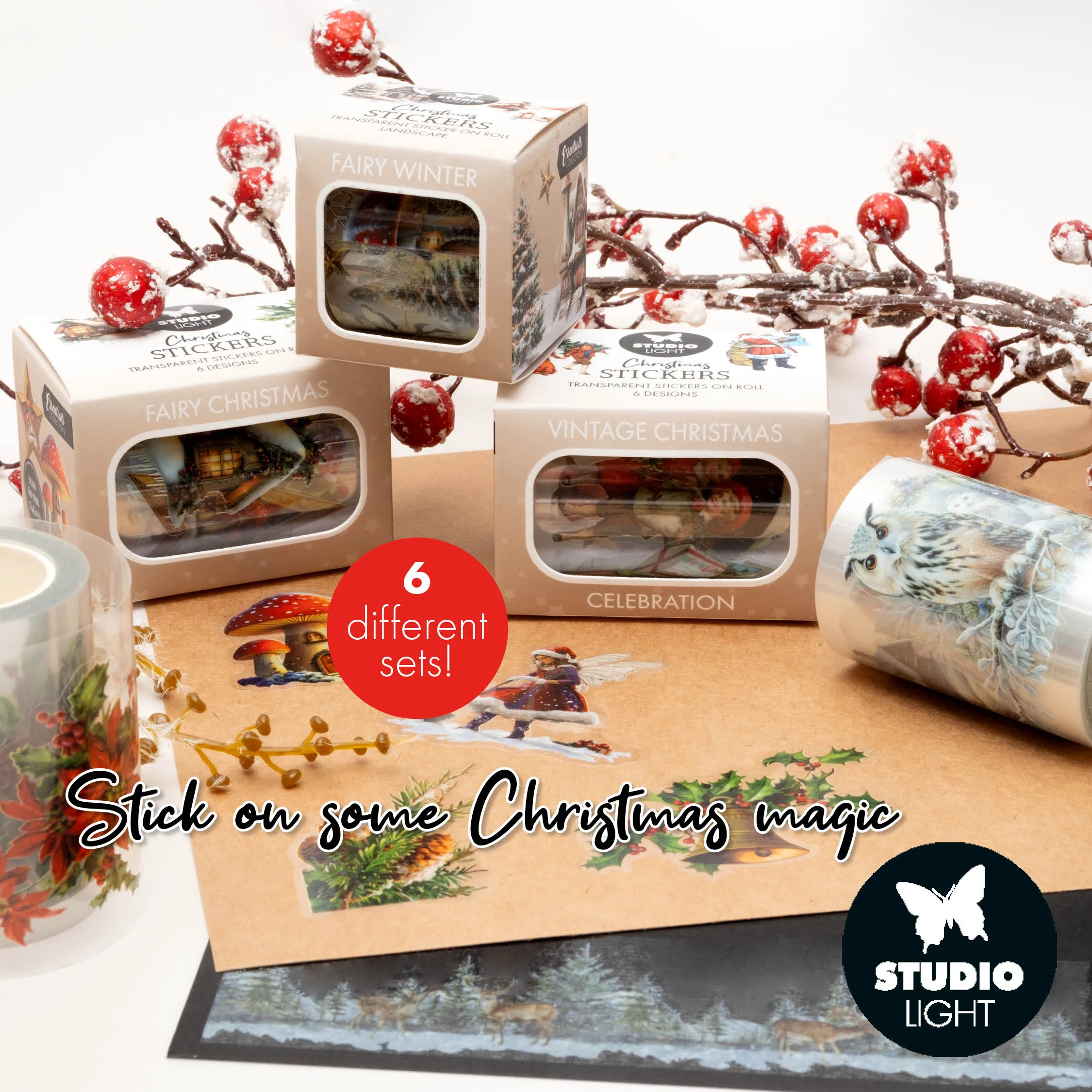Studio Light Essentials Clear Stickers Collection